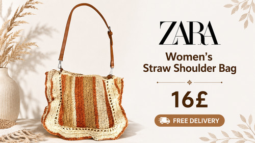 Zara women straw shoulder - zara,