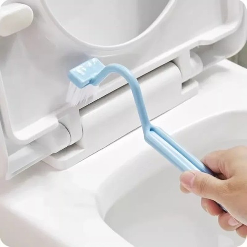 Shaped toilet cleaning brush - s-shaped,