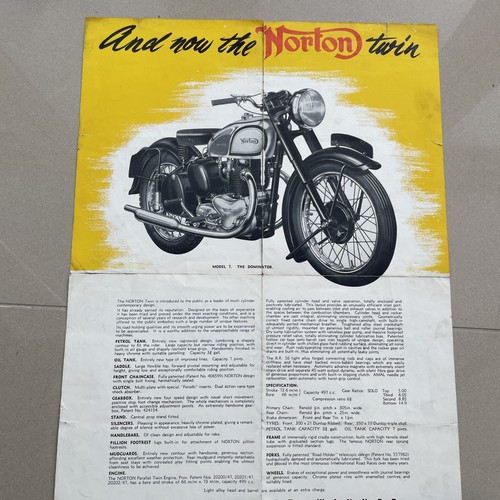 Norton dominator twin - norton, /