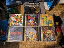 NTSC-J Sega Saturn Games Bundle, Gex, Sonic Jam, Panzer Dragoon, Very Good