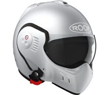 Roof RO5 Boxer Alpha Flip Up Modular Motorcycle Helmet - Matt Silverwhite