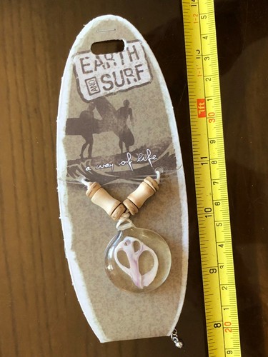Necklace shell encased beach - necklace,