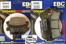 FITS HONDA NSS 300 FORZA 2013 - 2017 EBC Organic FRONT and Rear Disc Brake Pads
