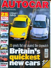 AUTOCAR MAGAZINE 04-JUL-01 -