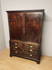 Georgian flame mahogany linen