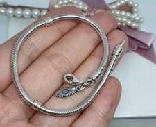 Genuine Pandora Moments Lobster Clasp Snake Chain Bracelet 925 ALE 💕 20cm   R11