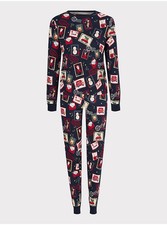 Christmas Navy Reindeer Stamp