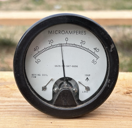 Microamp moving coil panel - moving,