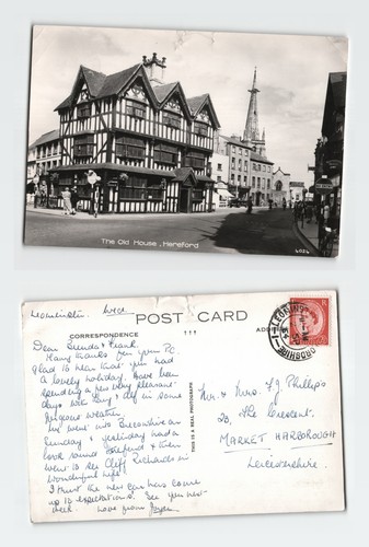 Vintage rppc postcard hereford - vintage,