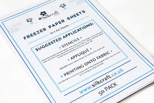 Silkcraft Freezer Paper Sheets x 50 - A4 -SIZE BARGAIN