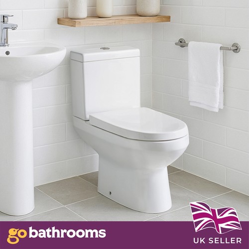 Modern close coupled toilet - modern,
