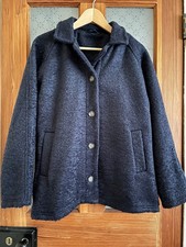 Lady's navy fleece jacket from