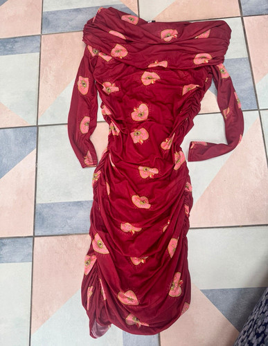 Never fully dressed burgundy - never,