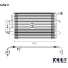 CONDENSER AIR CONDITIONING AC 180 000S FOR SKODA OCTAVIA/Combi/Van VW NEW 2.0L