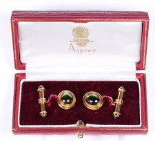 18K Asprey Cufflinks Boxed
