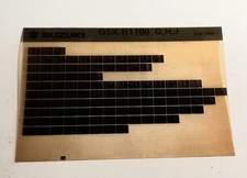 Suzuki GSXR 1100 G,H,J Spare Parts List Mucrofiche (Jan 88)