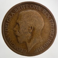 1915 George V Half-Penny Coin | Collectable Grade