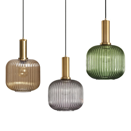 Modern glass pendant light - modern, –