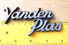 VANDEN PLAS 2-LINE SCRIPT