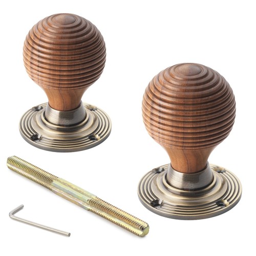 Rosewood antique brass wooden - antique,