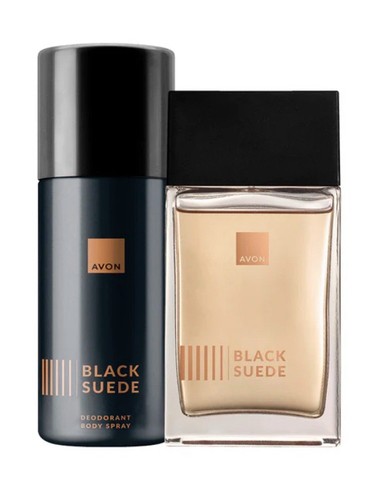 Avon black suede eau - black,