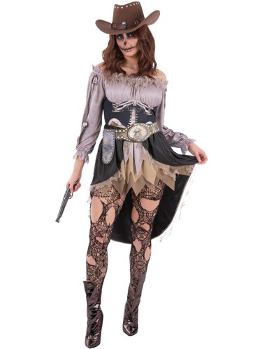Skeleton saloon girl - skeleton,