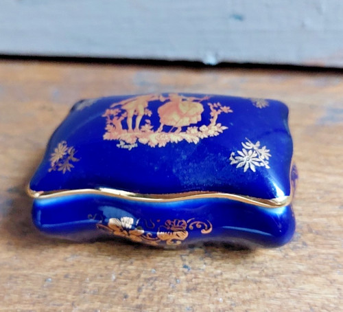 Vintage limoges cobalt blue - limoges, la
