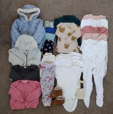 Baby Girls Clothes bundle size age 9-12 months 24 items VGC  including New coat