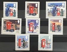 GB QEII 2018 Christmas Stamp Set of 8 SG4154 - SG4161 MNH