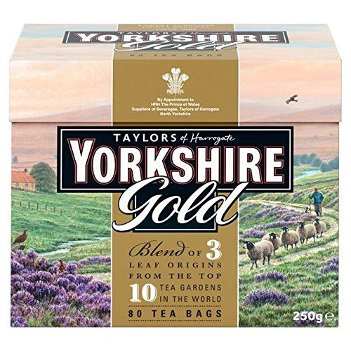 Yorkshire gold tea bags 80ct - gold,