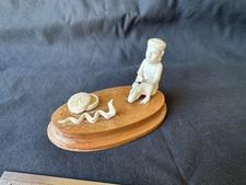 vintage Indian carved figurine