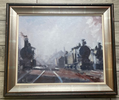Vintage oil boards - vintage, on