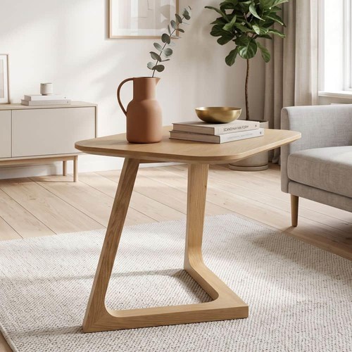 Solid oak small - oak, table