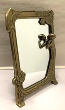 VTG Brass Mirror Table Easel