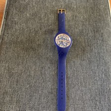 Ice-Watch Blue Quartz Watch with Silicone Strap