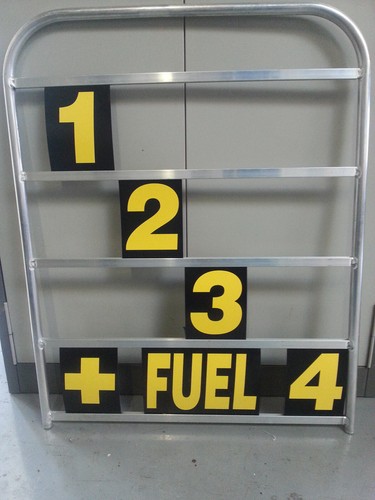 Race car aluminium row - aluminium, 4