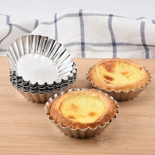 10 Pcs Metal Pudding Moulds