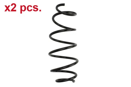 Pcs coil spring - x2, front