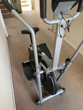 Elliptical Cross Trainer, Upgraded Cross Machine with LCD Monitor - 2 in 1 Ex...