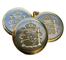 Metal Blazer Buttons, crest