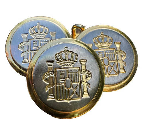 Metal blazer buttons crest - blazer, buttons,