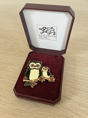 Vintage owl duo - vintage, by