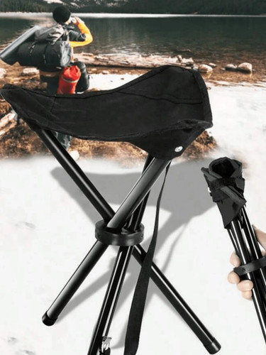 Portable folding tripod - portable, stool