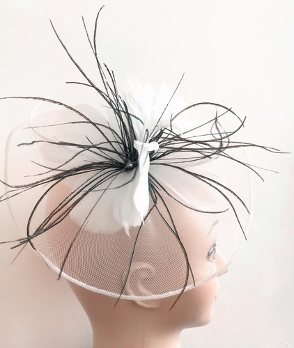 Feather flower hair - feather,