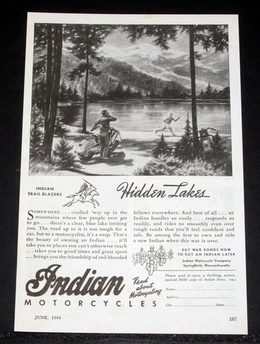 1944 old wwii magazine print - 1944,