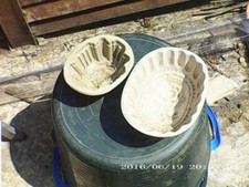 Pottery old jelly molds - pottery,