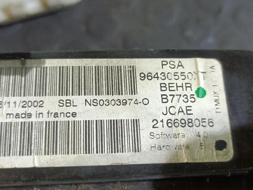 96430550 heater control