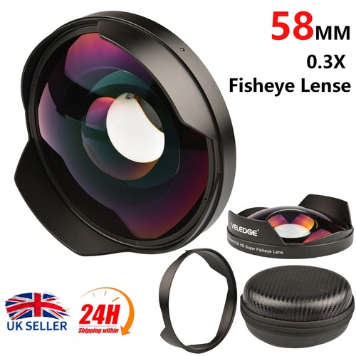 58mm ultra wide angle - 0.3x,