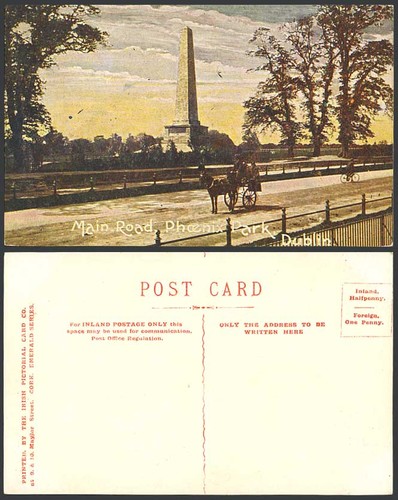 Ireland dublin old postcard - dublin,