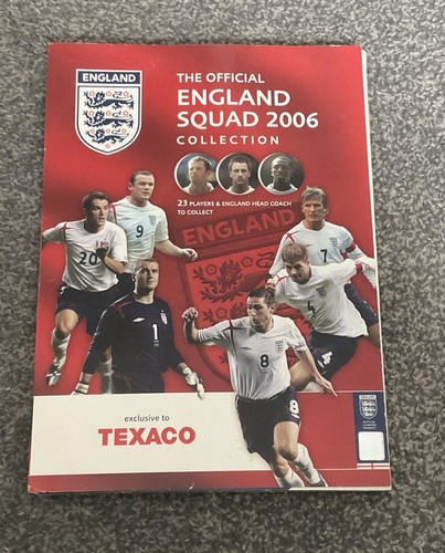 Texaco england squad - england,